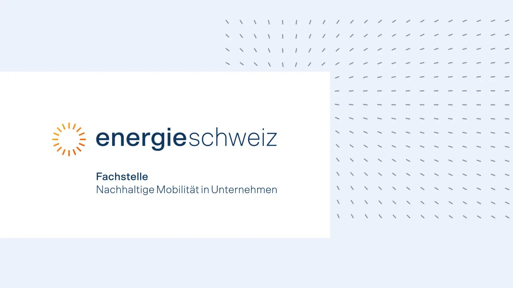 Branding für die Fachstelle Nachhaltige Mobilität in Unternehmen basierend auf dem Branding von energieschweiz