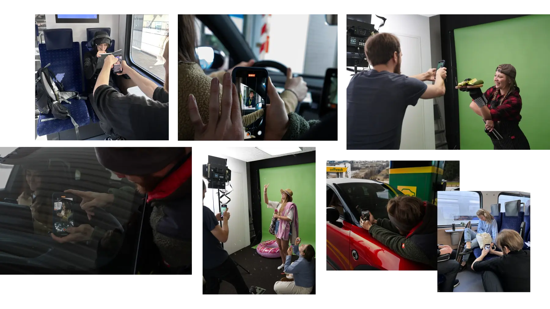 Behind the scenes für die Tiktok Videos