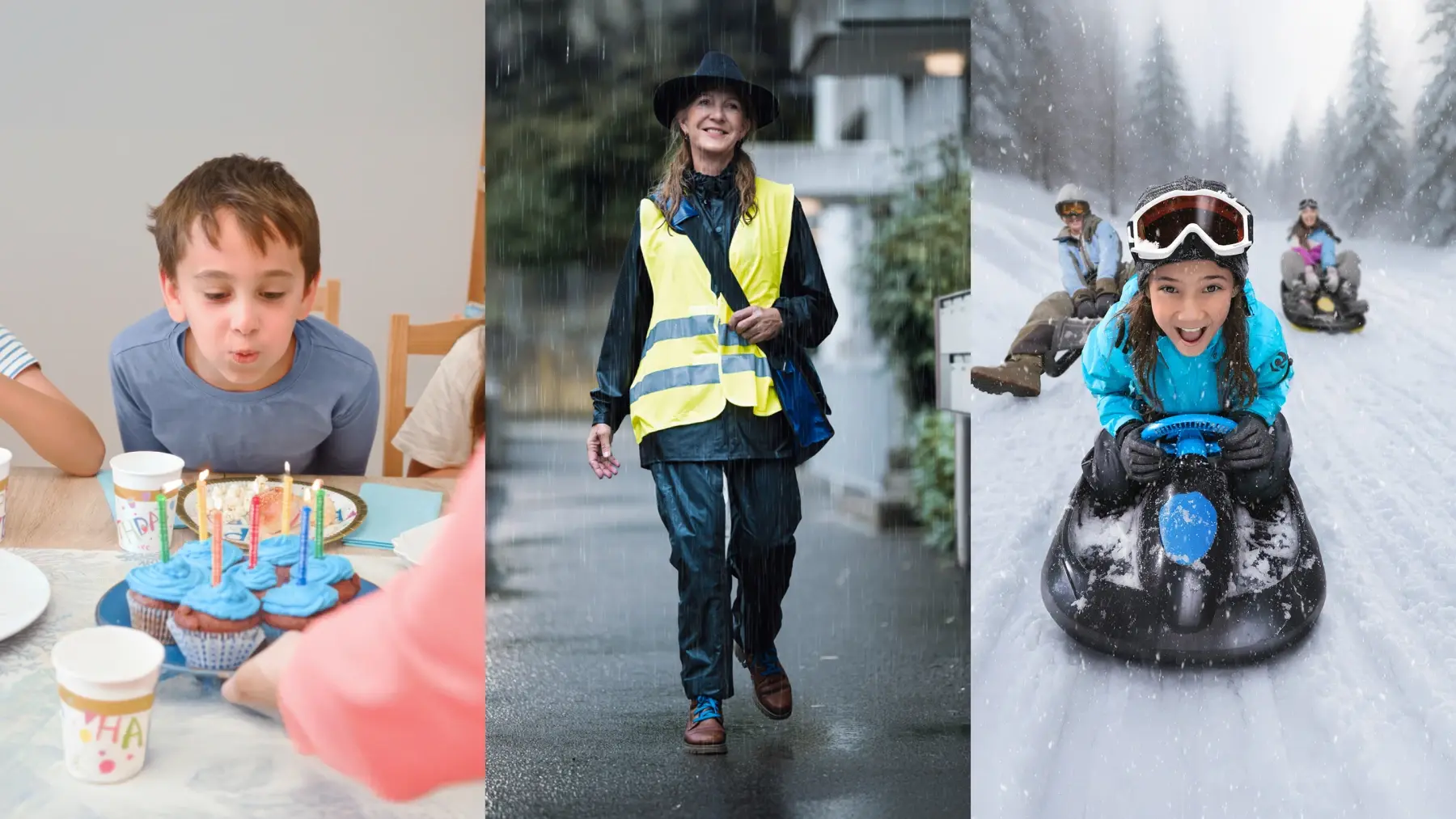 Collage mit Kindern und Freiwilligen zeigt Solidaritaet und Hoffnung der Winterhilfe