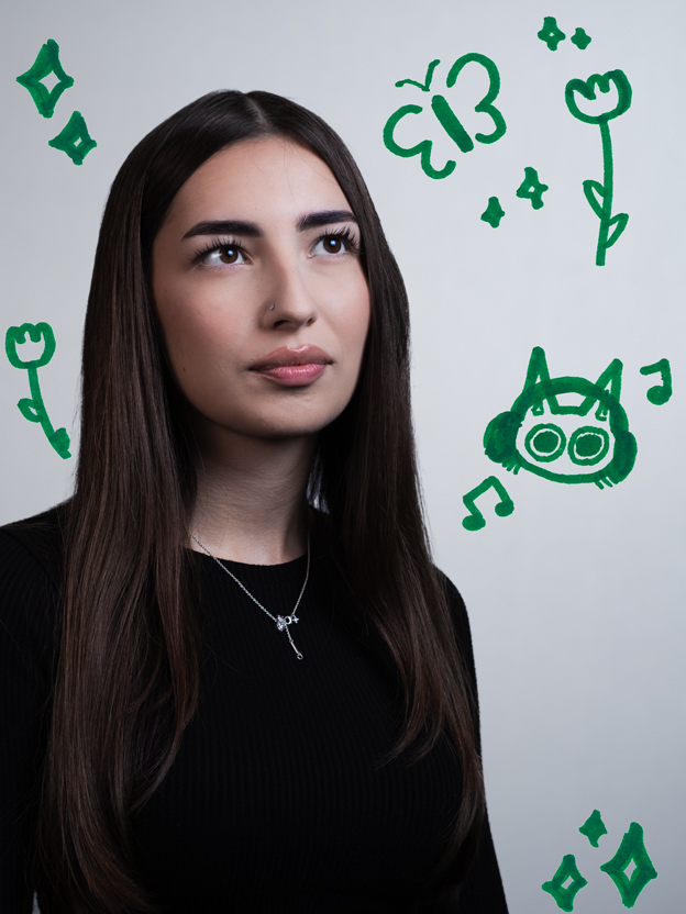 Anastasia Banjas Nastase mit Scribble