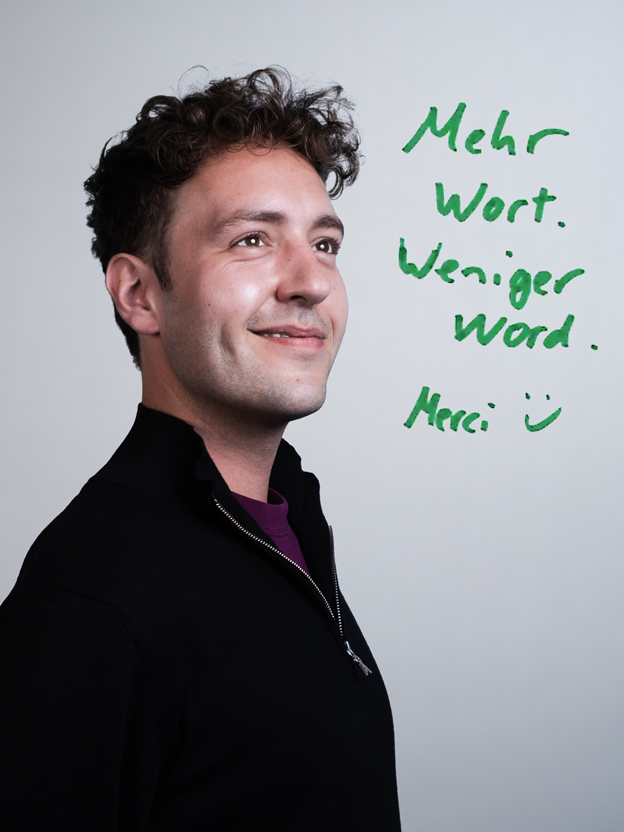 Maximilian Geschke mit Scribble