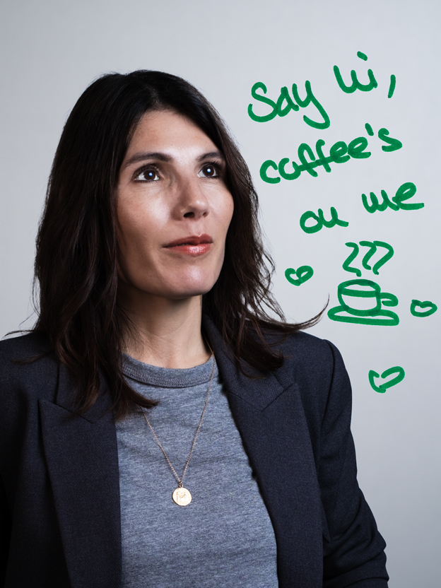 Tina Imhof mit Scribble