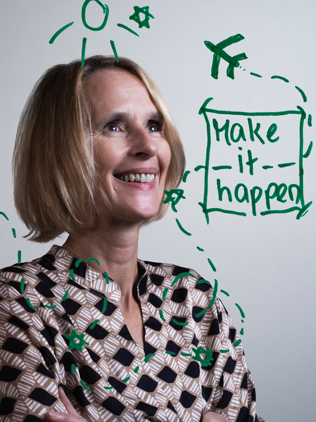 Franziska Wehrle mit Scribble "Make it Happen"