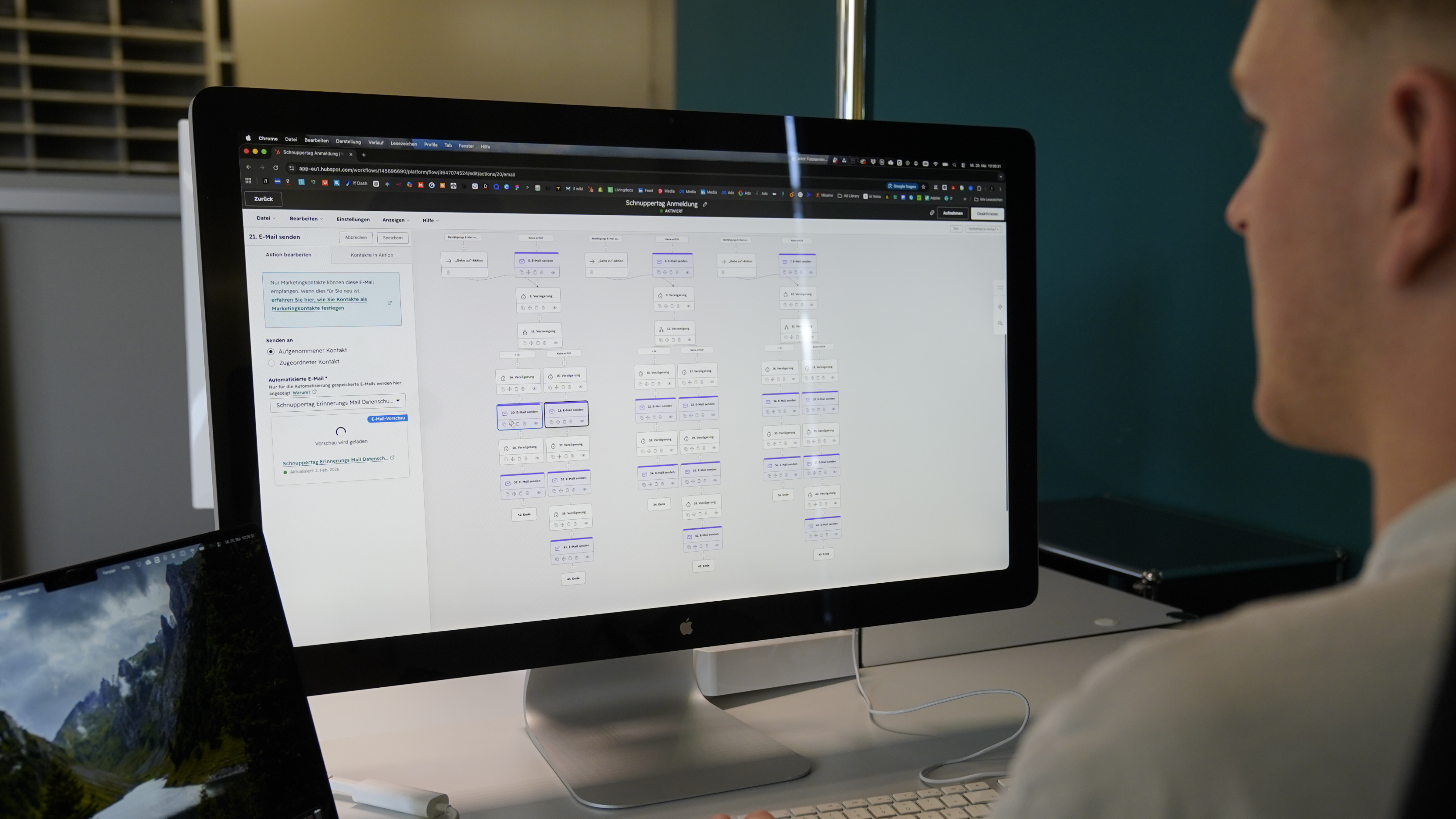 HubSpot Workflow für Event-Anmeldung bei in flagranti