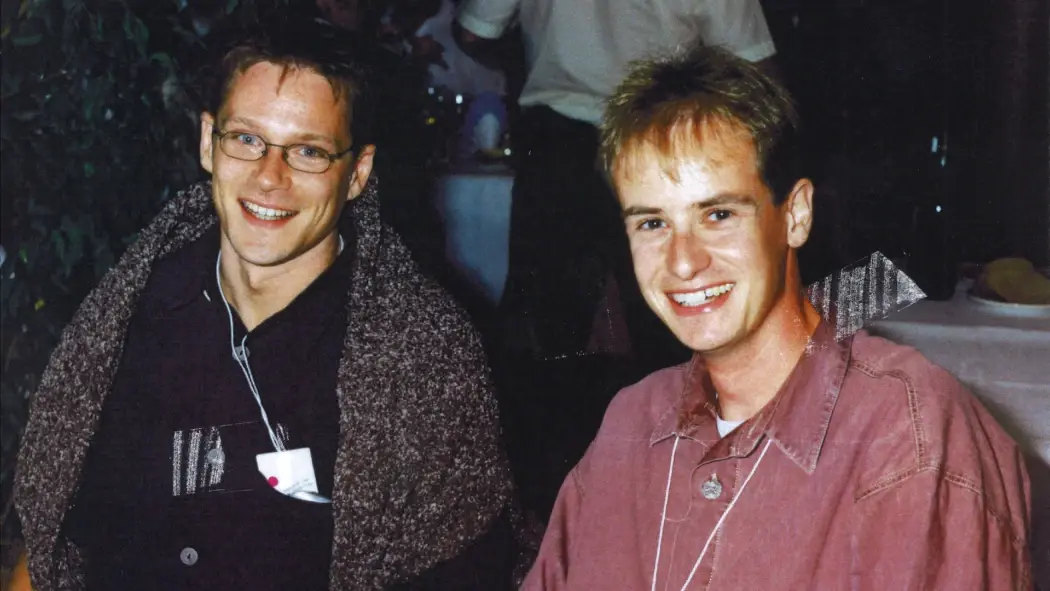 Historisches Foto der Gruender der digitalen Agentur in flagranti